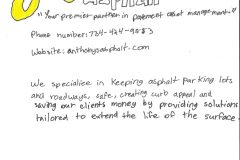 Anthony’s Asphalt - Reese - Korff